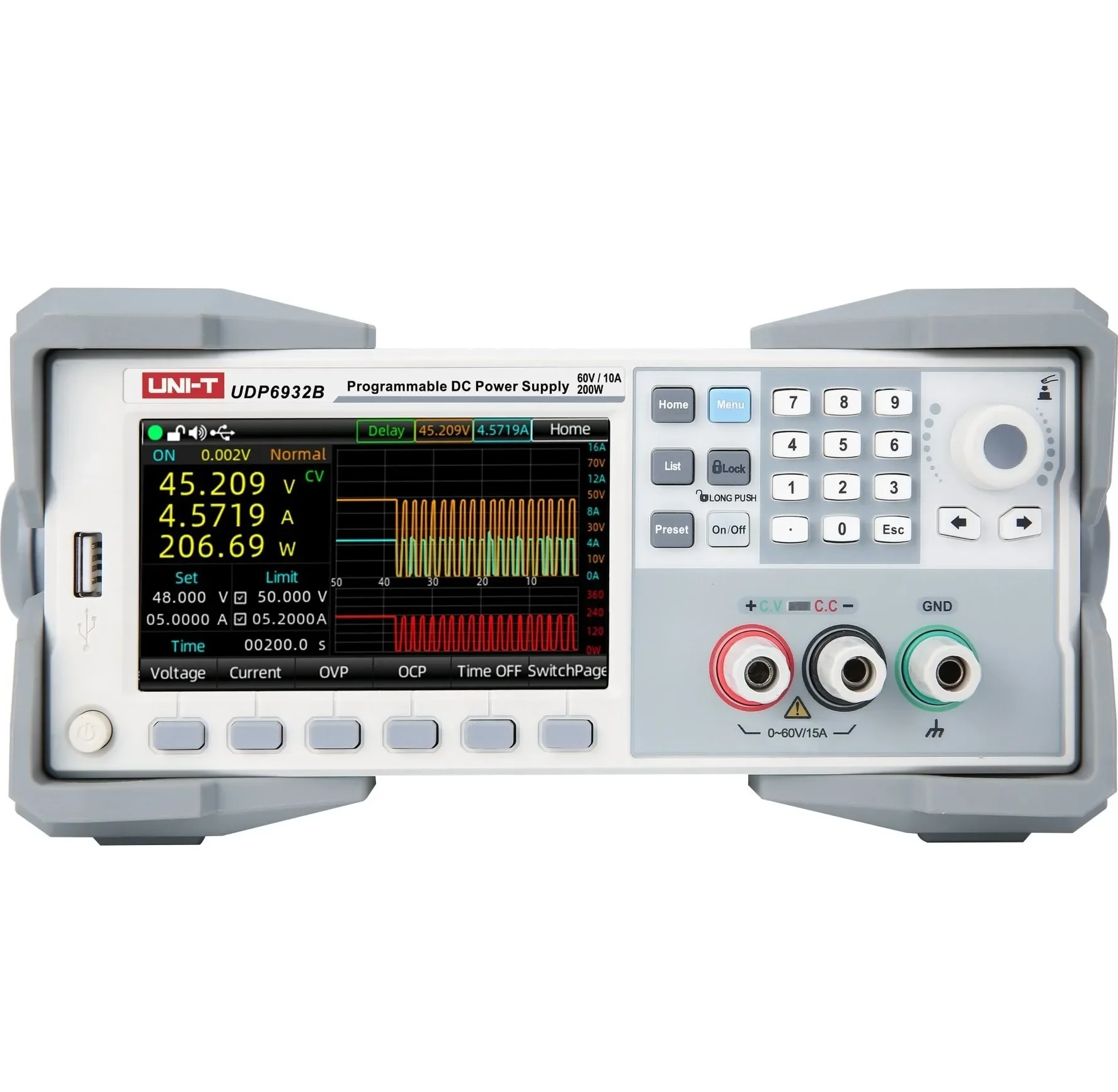 Programmable Dc Power Supply 60V 10A - 【Novo】 UDP6932B - Fonte de alimentação