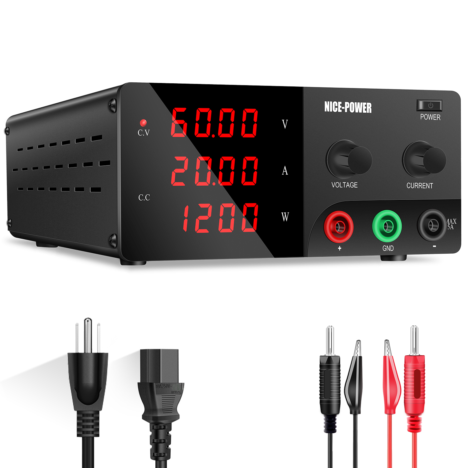 Fonte de alimentação de bancad - High Power 60V 20A Bench Power Supply avaliação e preço